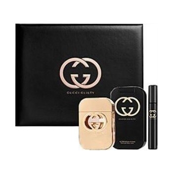 Gucci Guilty EDT 75 ml + sprchový gel 100 ml + EDT 7,4 ml dárková sada