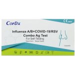 CorDX Influenza A/B + Covid-19/RS virus Combo Ag Test 1 ks – Zboží Dáma
