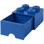 LEGO® úložný box s šuplíkem 25 x 25 x 18 cm modrá – Zboží Dáma