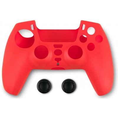 Spartan Gear Controller Silicon Skin Cover and Thumb Grips - Red PS5 – Hledejceny.cz