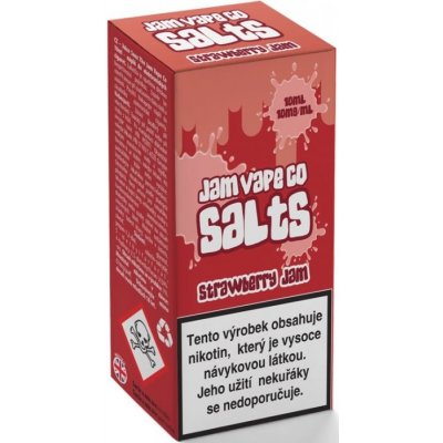 Juice Sauz SALT The Jam Vape Co Strawberry 10 ml 10 mg – Hledejceny.cz