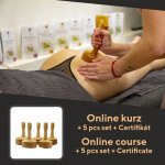 Dr.nek Online kurz Brazilské maderoterapie sada 5 ks dřevěných prvků olej – Hledejceny.cz