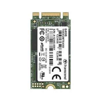 Transcend 64GB, SSD, SATAIII, MLC, TS64GMTS400