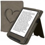 KW Mobile Brushed Heart pro Pocketbook 629 Verse 634 Verse Pro Color 23SF002C šedé – Zboží Mobilmania