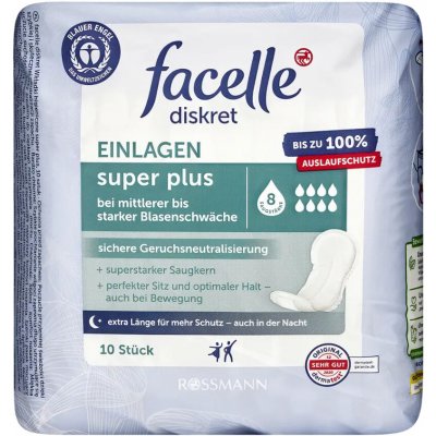 Facelle Inkontinenční vložky Super Plus 10 ks – Sleviste.cz