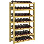 HOMCOM Stojan na víno na 42 lahví 63 x 25 x 102 cm – Sleviste.cz