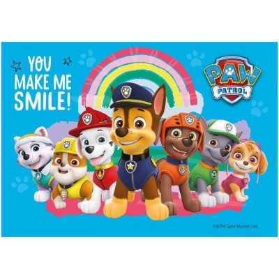 Fondánový papír paw patrol 14,8x21 cm Dekora