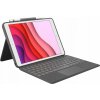 Pouzdro na tablet Logitech ochranný kryt s klávesnicí Combo Touch pro Apple iPad 2022 10. generace, mezinárodní US 920-011382 šedá