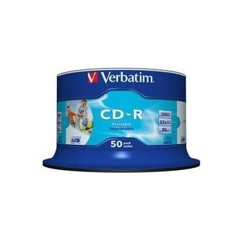 Verbatim CD-R 700MB 52x, AZO, printable, spindle, 50ks (43438)