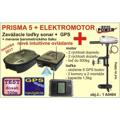 SPORTS Zavážecí loďka PRISMA 5 + sonar + GPS + elektromotor Varianta: Zavážecí loďka PRISMA 5 + sonar + GPS + elektromotor – Hledejceny.cz
