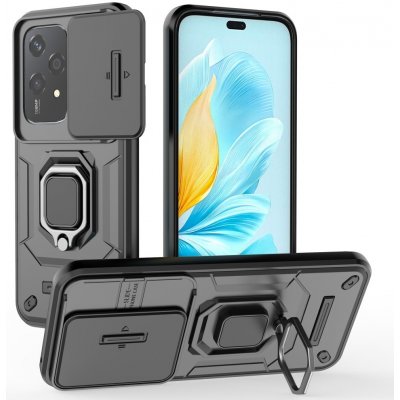 Lens odolný hybridní kryt na Honor 200 Lite 5G - černý – Sleviste.cz