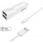 Fixed CL nabíječ Apple Lightning s MFI, 15W, White FIXCC15-2UL-WH