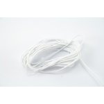 Kulatá roušková pruženka - velmi jemná - bílá - průměr 0,3 cm – Zboží Dáma