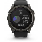 Garmin Fenix 8 51mm Sapphire Solar Titanium Carbon Gray/Black 010-02907-11 – Zbozi.Blesk.cz