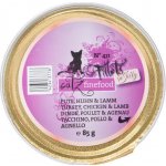 Catz Finefood Fillets krůtí kuřecí a jehněčí 85 g – Sleviste.cz