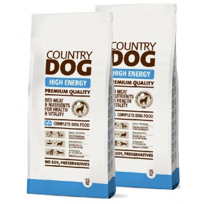 Country Dog High Energy 2 x 15 kg – Zboží Mobilmania