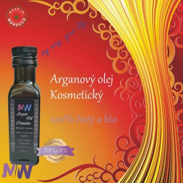 Tělový olej MW Bio arganový olej kosmetický 100 ml