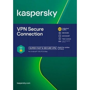 Kaspersky Secure Connection, 5 lic. 1 rok (KL1987ODEFS)
