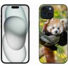 Pouzdro a kryt na mobilní telefon Apple mmCase Gelové iPhone 15 - panda červená