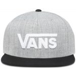 Vans Drop V II Snapback Heather Gray/Black – Sleviste.cz