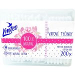 Linteo Papírové Vatové tyčinky 100% natural 200 ks – Zbozi.Blesk.cz