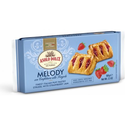 Asolo Dolce Listové těsto s jahodami 100g – Hledejceny.cz
