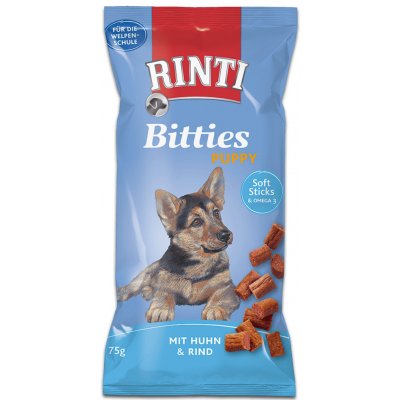 Rinti Dog pochoutka Extra Bits Puppy kuře & hovězí 75 g – Zboží Mobilmania