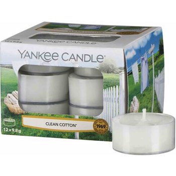 Yankee Candle Clean Cotton 12 x 9,8 g