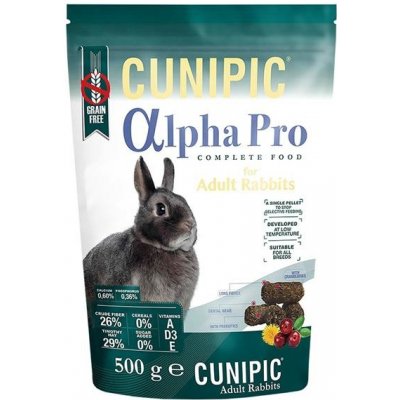 CUNIPIC, s.l. Cunipic Alpha Pro Rabbit Adult - králík dospělý 500 g