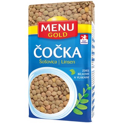 Zlaté Menu Luštěniny čočka velkozrnná 0,5 kg – Sleviste.cz