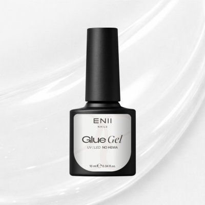 ENII NAILS Glue Gel NO HEMA Profesionální gelové lepidlo na tipy UV/LED 10 ml – Hledejceny.cz