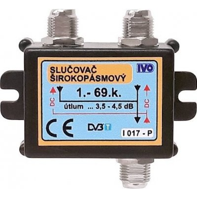 IVO I017-P hybridní slučovač 2x DC průchozí pro napájení – Zboží Živě