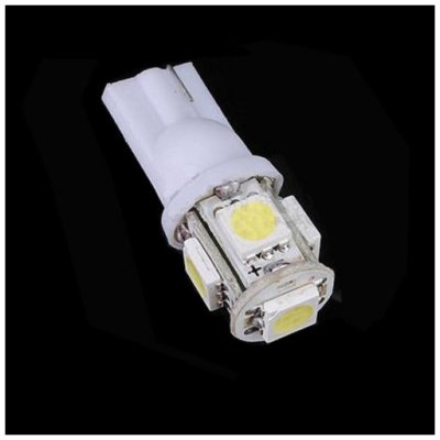 Interlook LED T10 W5W 5 SMD 5050 bílá