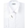 Pánská Košile AMJ Comfort fit společenská košile prodloužený rukáv s frakovým límečkem JDAF18 bílá