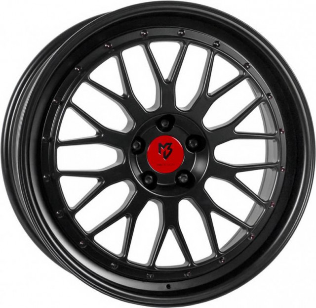 mbDESIGN LV1 7x17 4x100 ET35 black dull matt