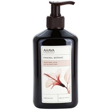 Ahava Mineral Botanic Hibiscus & Fig sametové tělové mléko 400 ml