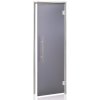 Interiérové dveře A-door Dveře sauny "A" Premium Satin Grey 68,5 x 209,5 cm