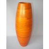 Váza Axin Trading Bambusová váza vysoká oranžová