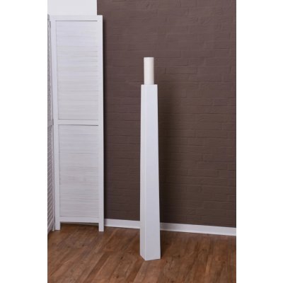 Elegantní váza OBELISK, sklolaminát, výška 120 cm, bílá – Hledejceny.cz