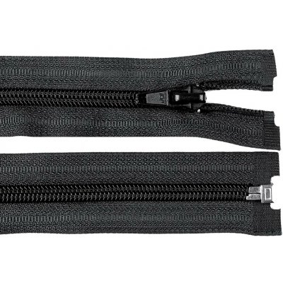 Pro Háčkování Spirálový zip No 5 dělitelný 30 cm černý – Zboží Dáma