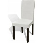 Petrashop Elastické potahy na židle 6 ks krémové Krémová – Zbozi.Blesk.cz