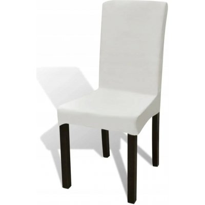 Petrashop Elastické potahy na židle 6 ks krémové Krémová – Zbozi.Blesk.cz