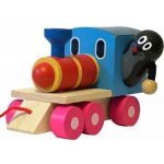 Detoa dřevěný vláček Krtek a mašinka – Zboží Dáma