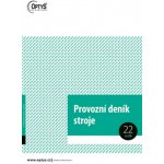Optys 1234 Provozní deník stroje A4 nepropisující – Zbozi.Blesk.cz