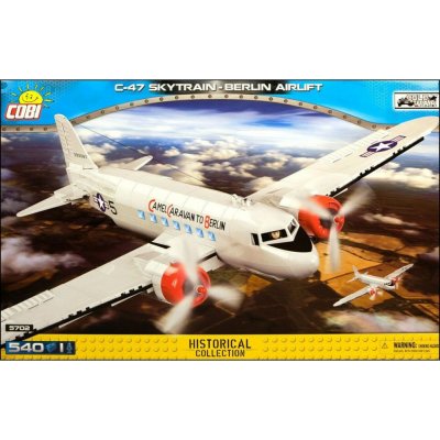 COBI 5702 World War II Letadlo Douglas C-47 Skytrain Dakota Berlínský most – Zbozi.Blesk.cz