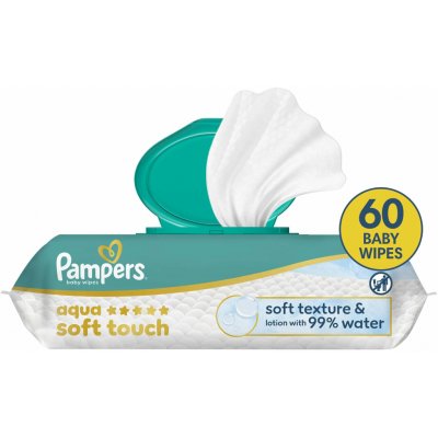 PAMPERS Aqua Soft Touch 60 ks – Hledejceny.cz