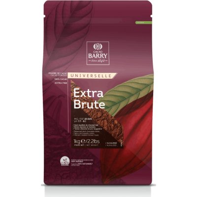 Barry Callebaut Belgium N.V. Cacao kakao Extra Brute 1 kg – Hledejceny.cz