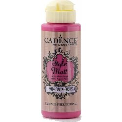 Cadence matná akrylová barva Style Matt 120 ml růžová fuchsiová