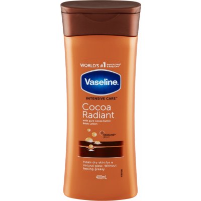Vaseline Intesive tělové mléko pro suchou pokožku (Cocoa Radiant with Pure Cococa Butter) 400 ml – Zbozi.Blesk.cz