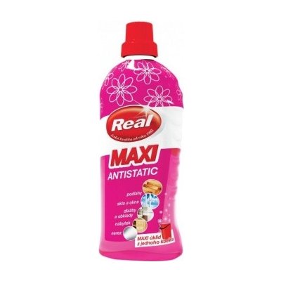 Real Maxi Úklid s květinovou parfemací čistič na podlahy nerez, sklo, plasty, antitatický, 1 l